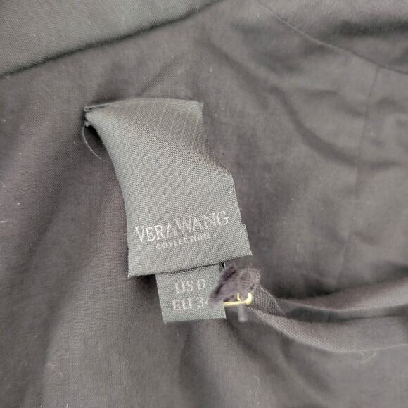 Vera Wang Black High Collar Ruffle Accessory NW - Picture 7 of 7